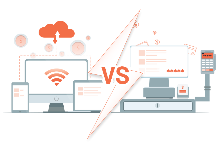 difference between cloud POS and traditional POS