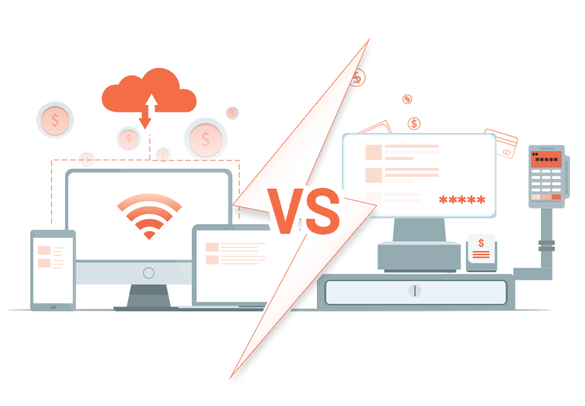 difference between cloud POS and traditional POS